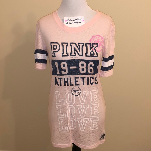 PINK Victoria's Secret Tops - Victoria’s Secret PINK Vintage Style Tee Shirt MD